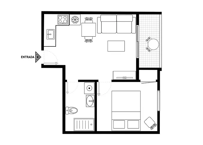 Apartamento Cristianos - Sunset Cristian Playa - As De Casas Los Cristianos (Tenerife)
